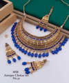 8 MS Antique Diamond Chokar Set Wholesale Market In Surat
